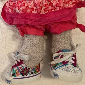 Sketchers Twinkle Toes Build A Bear Shoes in perfect condition
